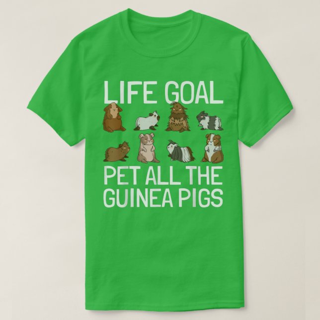 Pet All Guinea Pigs  T-Shirt (Design Front)