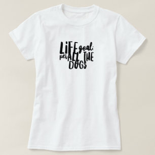 Pet ALL the Dogs Women's Basic T-Shirt