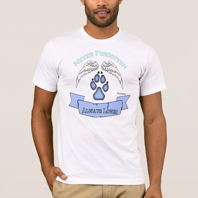 Pet Angel Men's Fitted Crew Neck Tee (Front)
