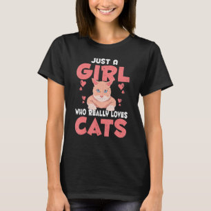Pet Animal Cat  Girls Women Cat Owner Cute Kitten  T-Shirt