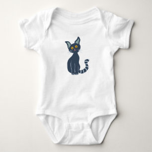 pet animal cat kitten cartoon baby bodysuit