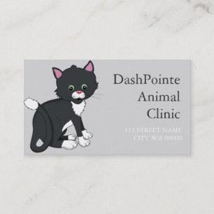 Pet Animal Clinic Shelter Veterinary Business Card