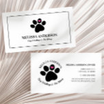 Pet Animal Dog Cat Paw Heart Custom Business Card<br><div class="desc">This is a Pet Animal Dog Cat Paw Heart Custom Business Card!</div>