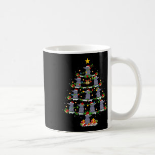 Pet Animal Xmas Lights Santa Mole Christmas Tree Coffee Mug
