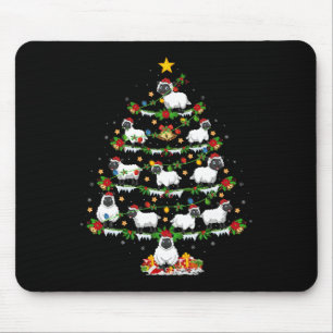 Pet Animal Xmas Lights Santa Sheep Christmas Tree Mouse Mat