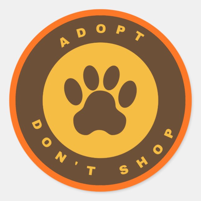 Pet Awareness Classic Round Sticker (Front)