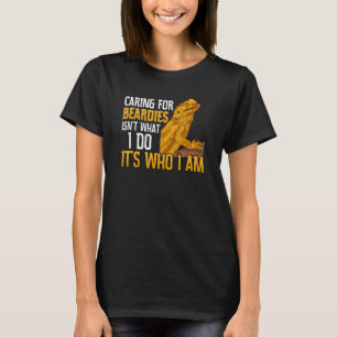Pet Bearded Dragon Lizard Reptile Caring For Beard T-Shirt