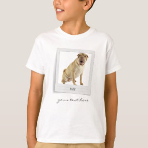 Pet Birthday Photo Frame Personalised T-Shirt