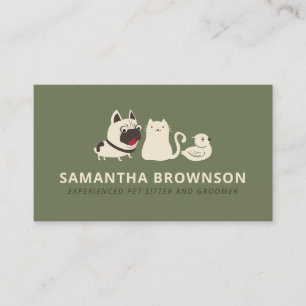 Pet Boutique Retail Store Business Card