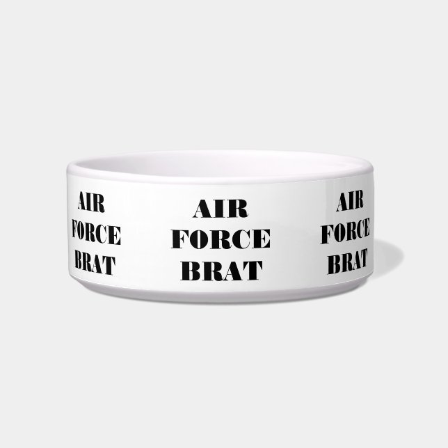 Pet Bowl Air Force Brat (Front)