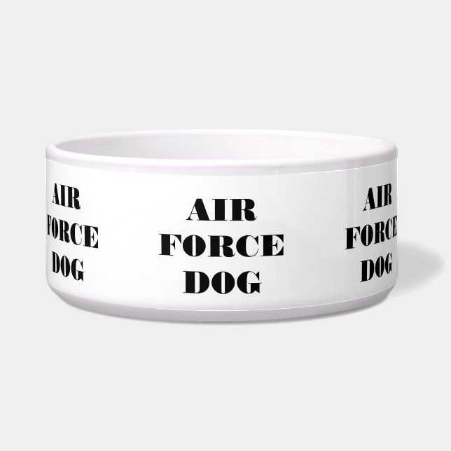 Pet Bowl Air Force Dog (Front)