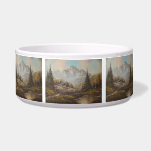 Pet Bowl Ann Hayes Painting Bavarian Dream