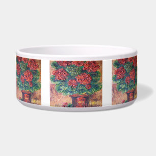 Pet Bowl Ann Hayes Painting Red Beauty