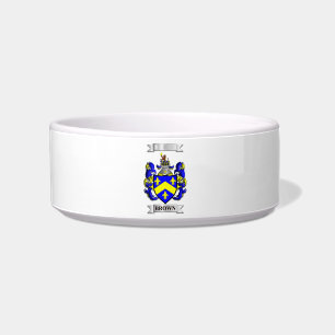 Pet Bowl Brown Family Surname And Shield