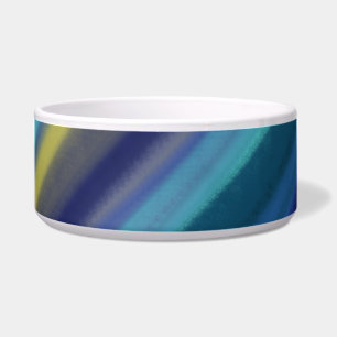 Pet Bowl Deep Blue Ocean Shades of Blue