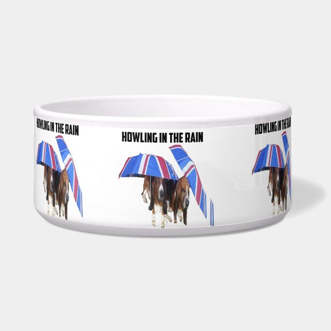 Pet Bowl Howling In The Rain (Front)