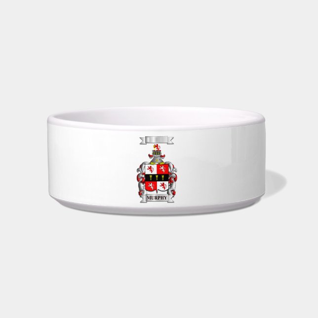 Pet Bowl Murphy Surname And Shield (Front)