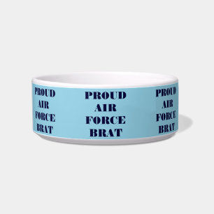 Pet Bowl Proud Air Force Brat