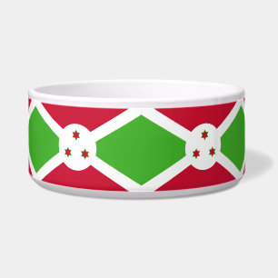 Pet Bowl with flag of Burundi