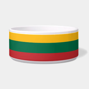 Pet Bowl with flag of Lithuania