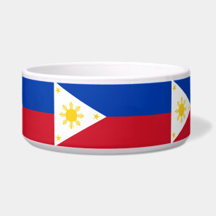  Pet Bowl with flag of Philippines