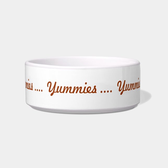 Pet bowl - Yummies (Front)