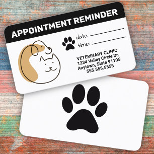 Pet Business Appointment Card