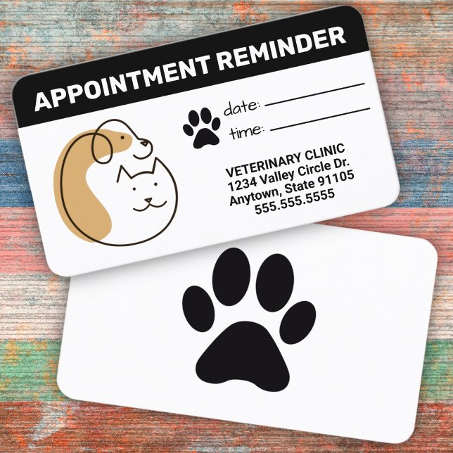 Pet Business Appointment Card (Creator Uploaded)