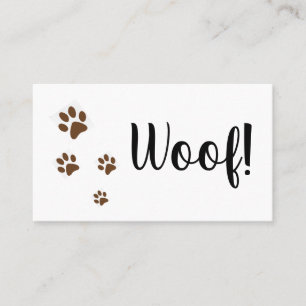Pet Business Card
