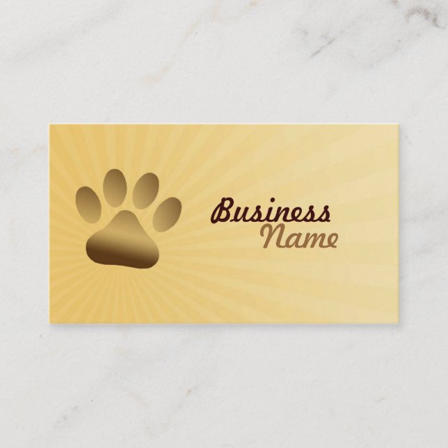 Pet Business Cards (Front)