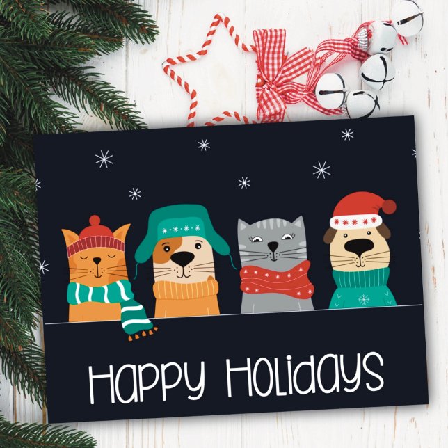 Pet Business Christmas Holiday Postcard (Creator Uploaded)