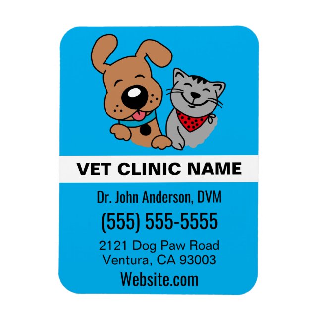 Pet Business Magnet  (Vertical)
