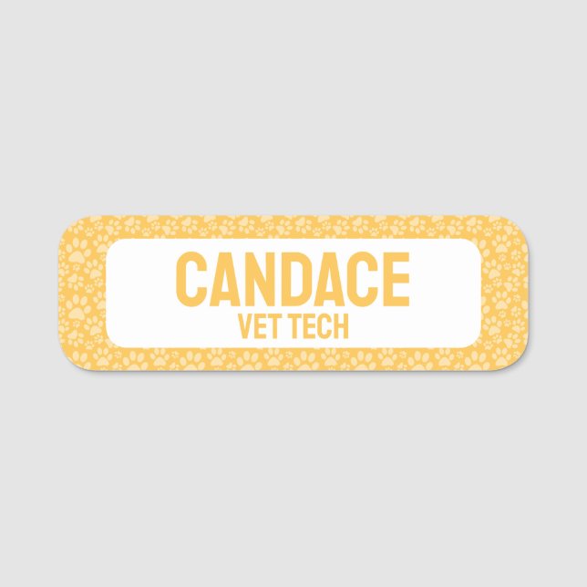 Pet Business  Name Tag (Front)