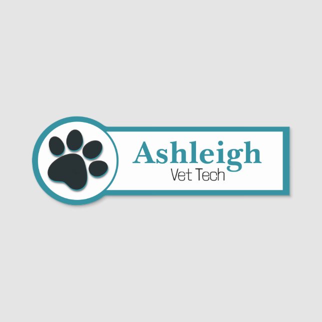 Pet Business Name Tag (Front)