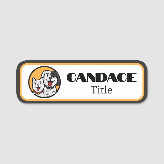 Pet Business  Name Tag (Front)