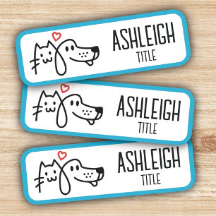 Pet Business Name Tag