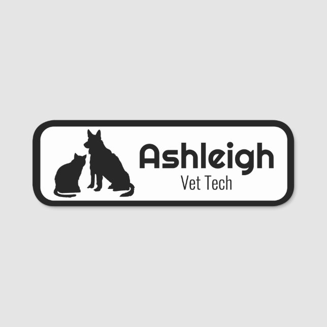 Pet Business Name Tag (Front)