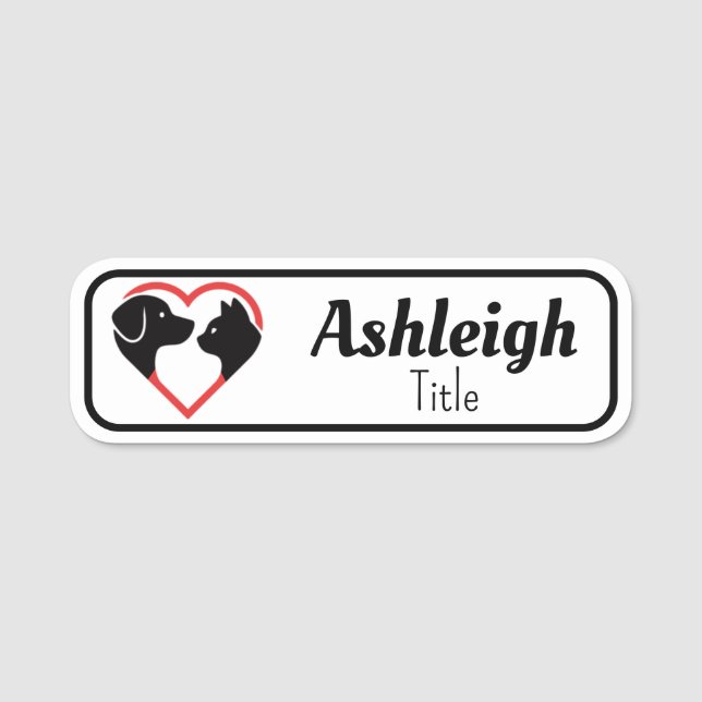 Pet Business Name Tag (Front)