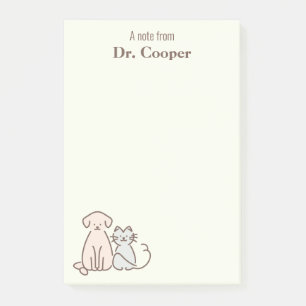 Pet Business Personalised Post-it Notes