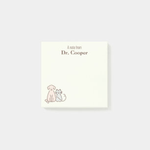 Pet Business Personalised Post-it Notes