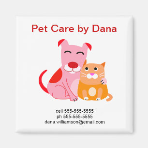 Pet Business Promotional Magnet
