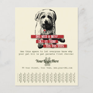 Pet Business Tear Sheet Flyer - Personalize