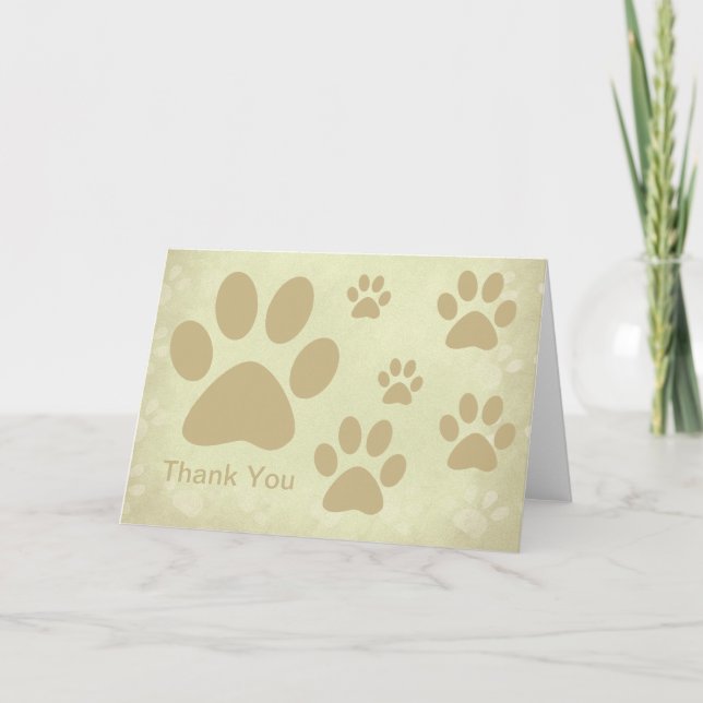 Pet Business Thank You Cards (Front)