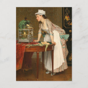 Pet Canaries - Caraud Postcard