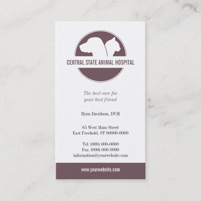 Pet Care Business Card (Front)