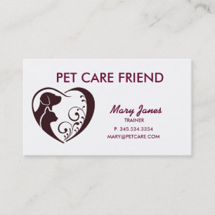 Pet Care Business Card