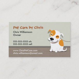Pet Care Business Card