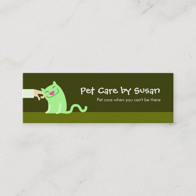 Pet Care Business Card (Front)