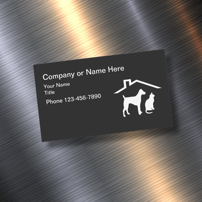 Pet Care Business Card Magnets (Creator Uploaded)