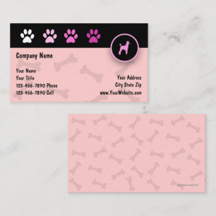 Pet Care Business Cards
